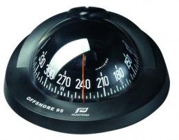 Offshore 95 Compass, Flush Mnt-Black
