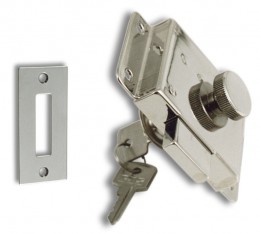 Washboard Lockset S.S/ CHR