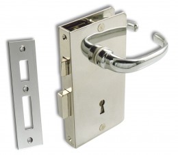 Mortise Door Lock w/ Key S.S/ CHR